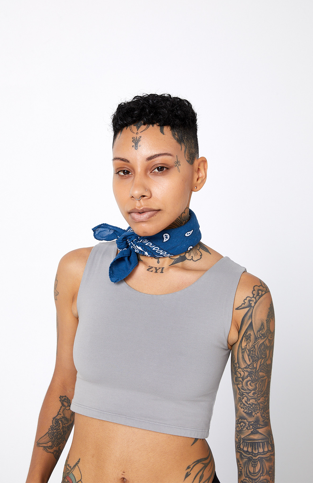 Half Tank Cotton Compression Top – Urbody Functional Fashion