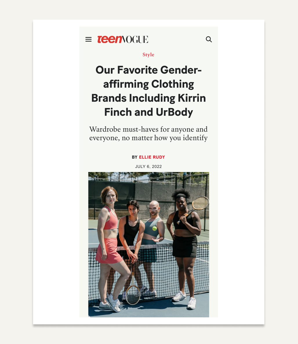 Press – Urbody Functional Fashion
